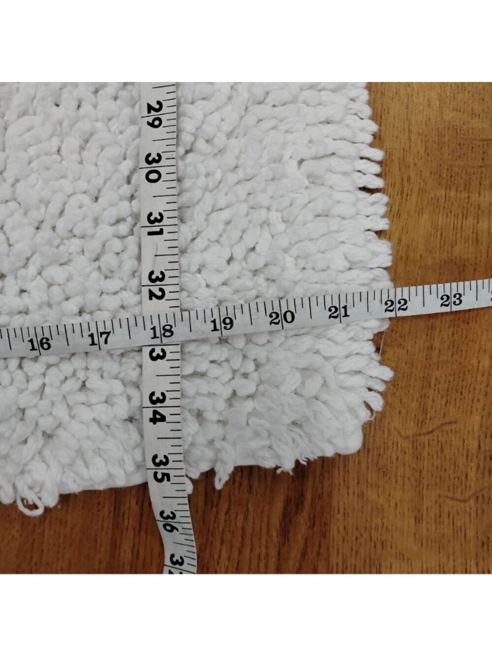 CASALUNA White Cotton Mat & The Company Store Waffle Shower Curtain Bathroom Lo - Picture 8 of 10